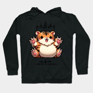 Thai Tattoo Parody "Sak Yant Tiger" Hoodie